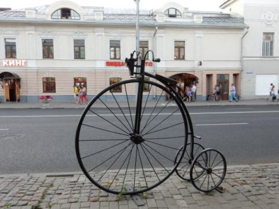 Скульптура старый велосипед,Скульптура,Владимир