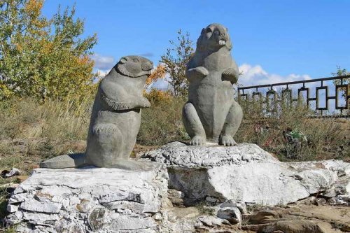Кундустуг Аржаан-Бобры - источник и архитектурный комплекс,Памятник, скульптура,Кызыл