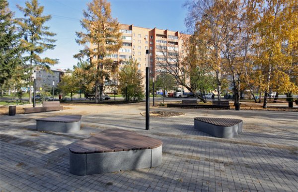 Сквер Уют в Красноярске,Парк отдыха и культуры,Красноярск