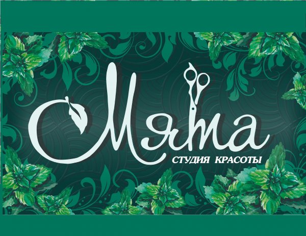 логотип компании СТУДИЯ КРАСОТЫ "МЯТА"