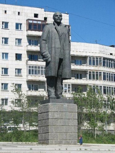 Памятник В. И. Ленину,Памятник, скульптура,Магадан