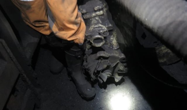 Ногу шахтера затянуло вентилятором на шахте имени Казахстанская.