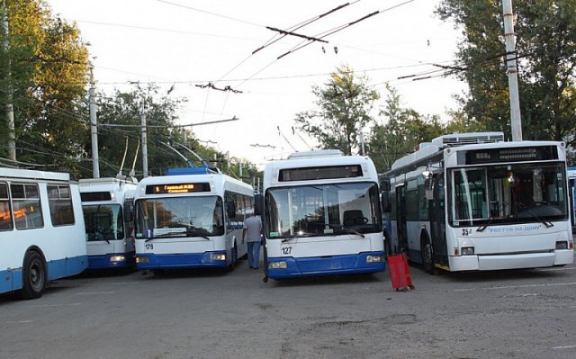 Три троллейбусных маршрута два дня не будут работать в Ростове