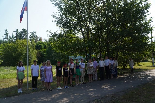 Открыта первая лагерная смена в лагере «Берёзка»