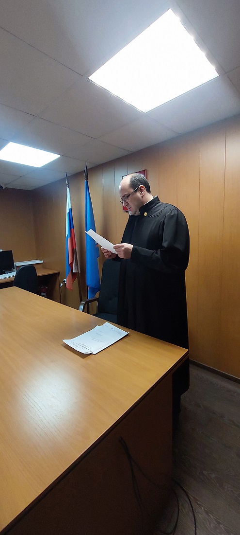 фото 06 декабря в Мировом суде Тазовского судебного района состоялось заседание